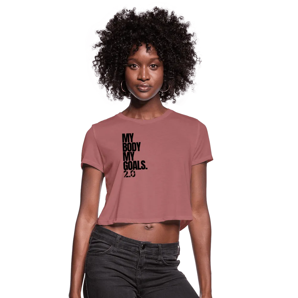 My Goals Crop top - mauve