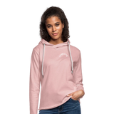 "Pretty in Pink" Lightweight Hoodie - cream heather pink