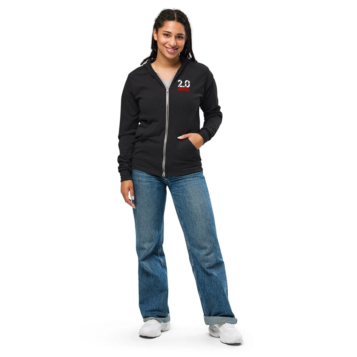 Talk Less Work More Women's Zip Hoodie