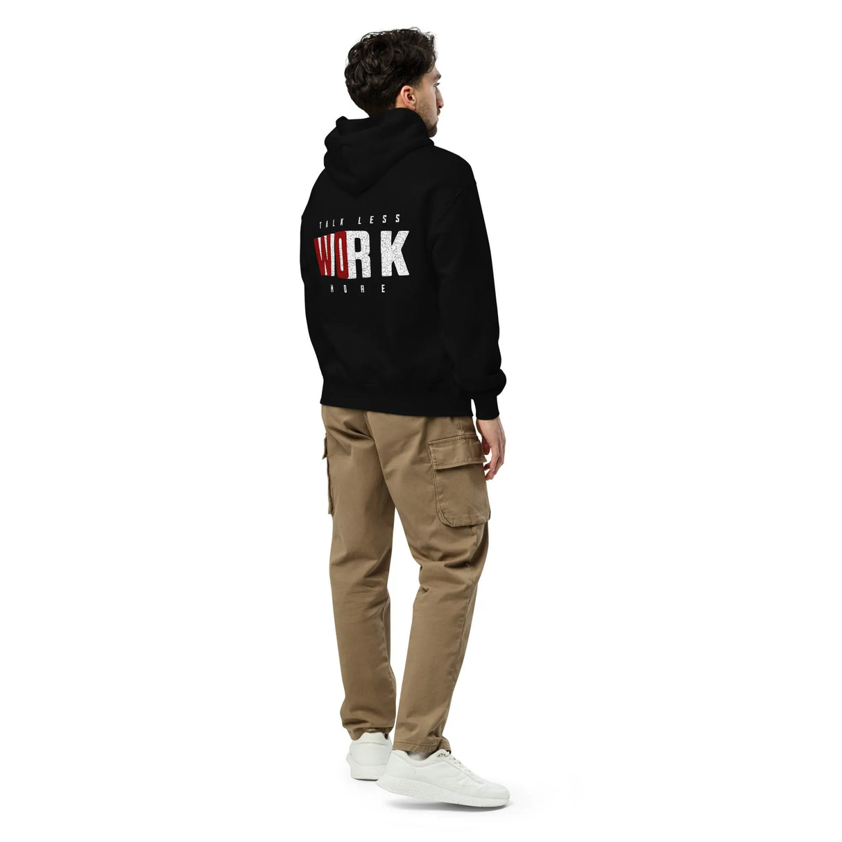 Talk Less Work More Men's Hoodie