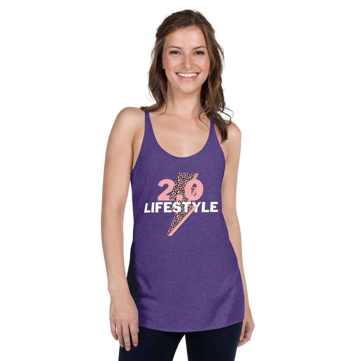 Lightning: Ashley Racerback Tank