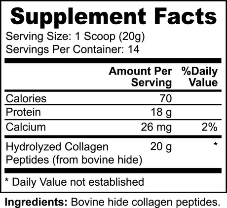 HYDROLYZED COLLAGE PEPTIDES (GRASS-FED) - 2.0 Lifestyle