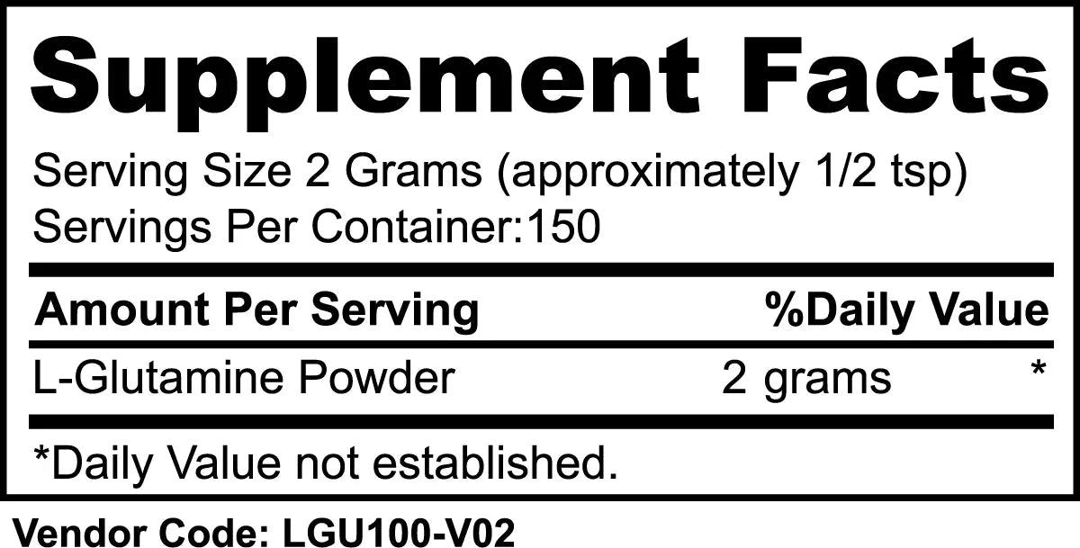 L-Glutamine (Powder) - 2.0 Lifestyle