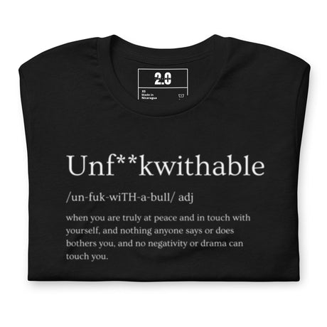 Unf**kwithable Unisex Tee - 2.0 lifestyle